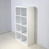 Smart Cube 8-Cube Organizer Storage with Opened Back Shelves,2 X 4 Cube Bookcase Book Shleves