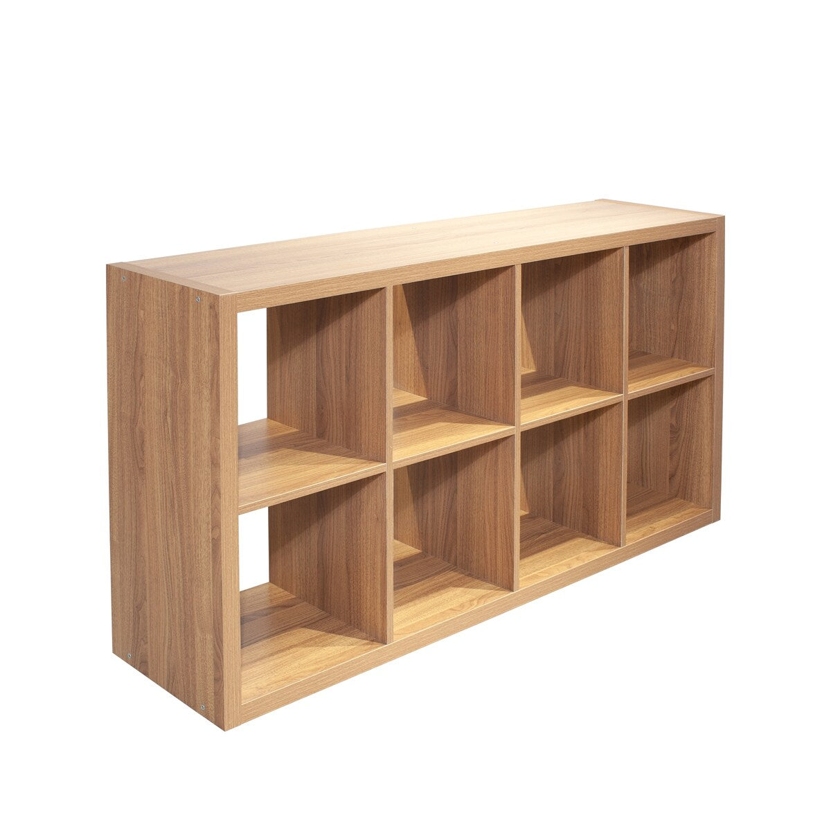 Smart Cube 8-Cube Organizer Storage with Opened Back Shelves,2 X 4 Cube Bookcase Book Shleves