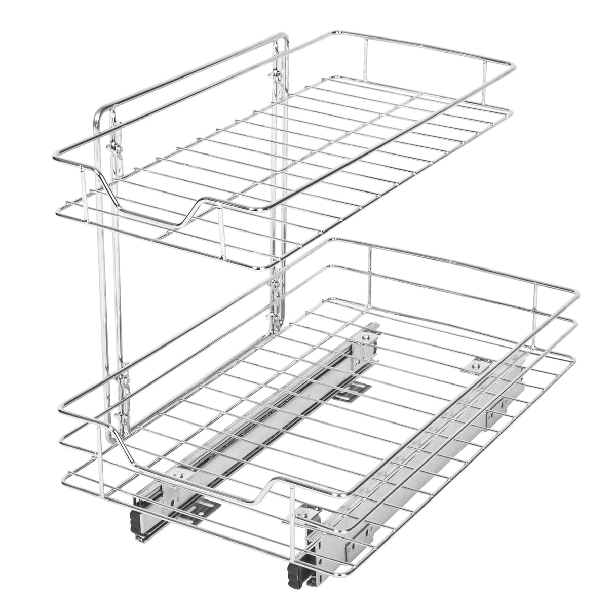 Smart Design 2-Tier Pull Out Cabinet Shelf