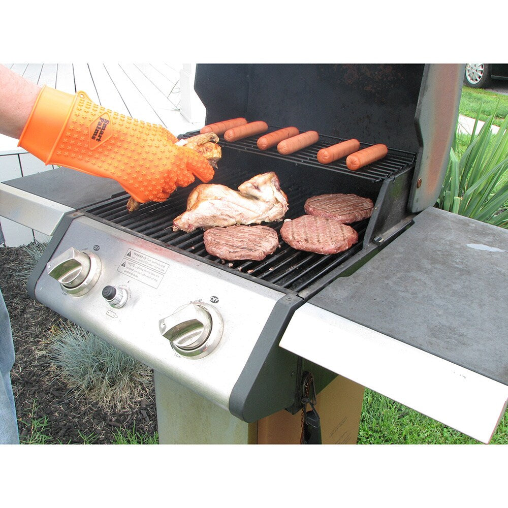 Smart Palms Pro Silicone Barbecue/ Grilling/ Oven Glove - Large
