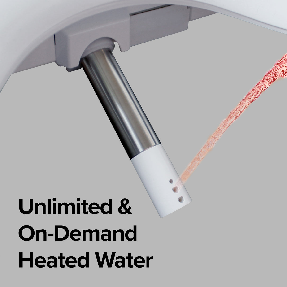 SmartBidet Electric Bidet Seat for Elongated Toilets - White