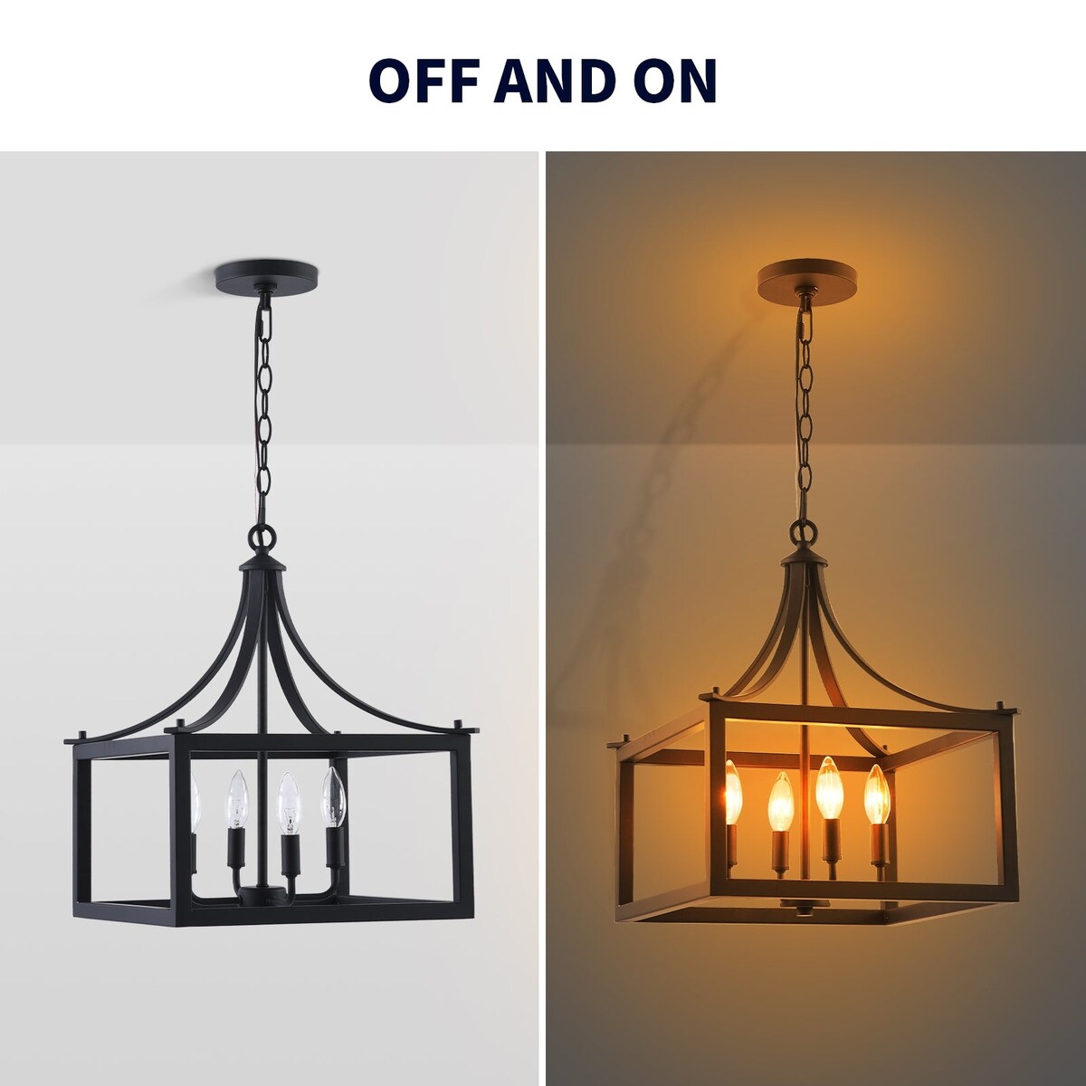Smarton Lighting Pendant Light With Metal Cage Adjustable Height for Dining Hall,Kitchen Island Dining Room(Bulb not included)