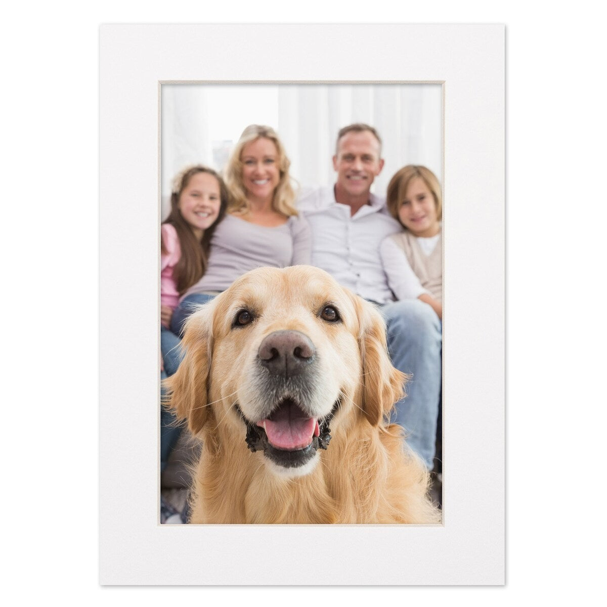 Smooth White 5x7 Backing Board - Uncut Photo Mat Board (50-Sheets)