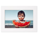 Smooth White 5x7 Backing Board - Uncut Photo Mat Board (50-Sheets)
