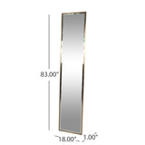 Smythe Contemporary Rectangular Leaner Mirror by Christopher Knight Home - 18.00" W x 1.00" D x 83.00" H