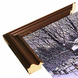 Snow Covered Cabin-THEWIN9599 Print 26.5"x36.75" by Thelma Winter
