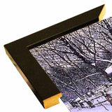 Snow Covered Cabin-THEWIN9599 Print 26.5"x36.75" by Thelma Winter