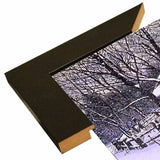 Snow Covered Cabin-THEWIN9599 Print 26.5"x36.75" by Thelma Winter