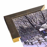 Snow Covered Cabin-THEWIN9599 Print 26.5"x36.75" by Thelma Winter