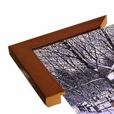 Snow Covered Cabin-THEWIN9599 Print 26.5"x36.75" by Thelma Winter