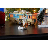 Snow Village National Lampoon's Christmas Vacation Cousin Eddie's RV Lit Figurine, 7.87 Inch, Multicolor - White