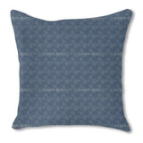 Snowflakes at Night Burlap Pillow Single Sided