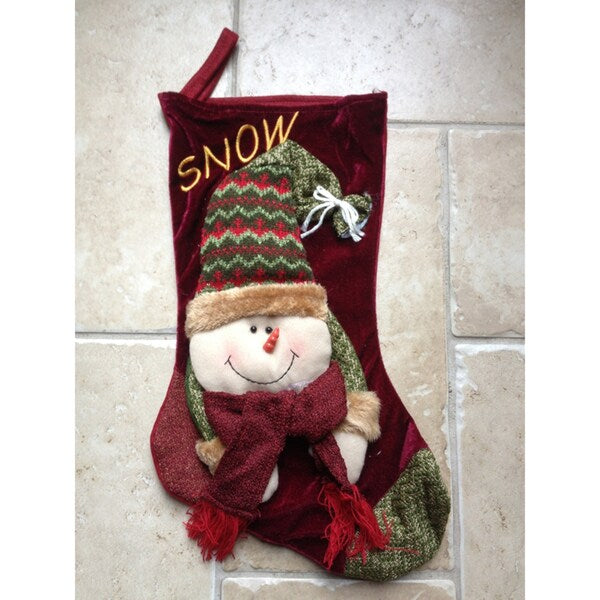 Snowman Christmas Stocking
