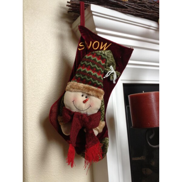 Snowman Christmas Stocking