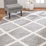 SoHome Carmela Tali Geometric Diamond Shag Area Rug