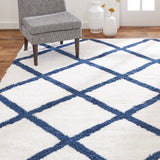 SoHome Carmela Tali Geometric Diamond Shag Area Rug