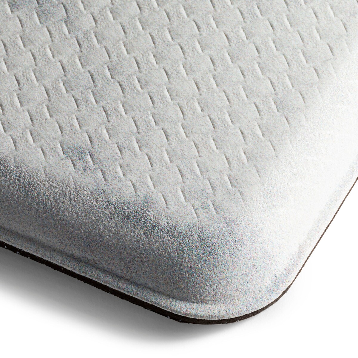 SoHome Cozy Living Home Sweet Home Buffalo Check Border Anti-Fatigue Kitchen Mat, Grey/Black