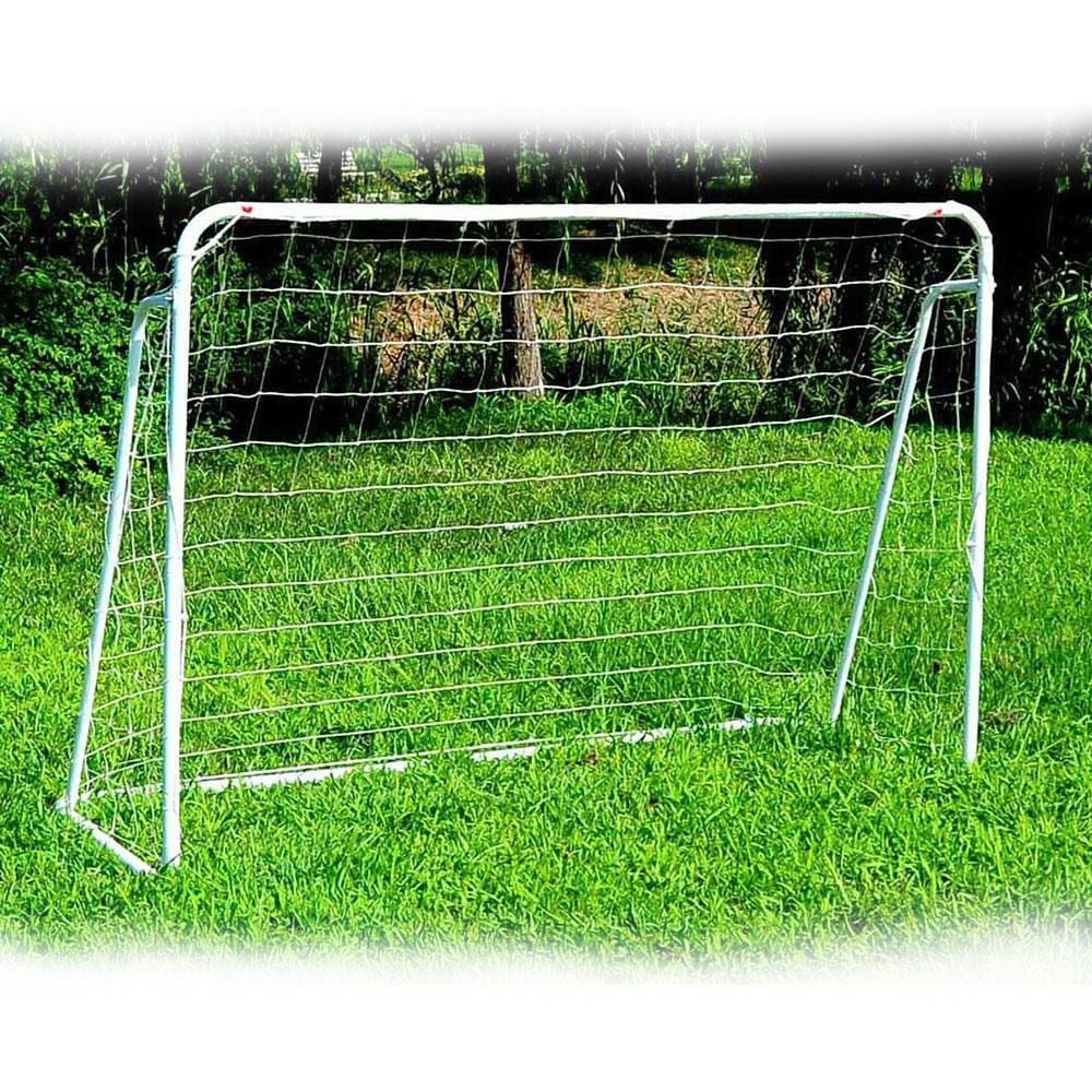 Soccer Goal 8' x 5' Football with Net Straps, Anchor Ball Training Sets