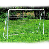 Soccer Goal 8' x 5' Football with Net Straps, Anchor Ball Training Sets