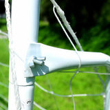 Soccer Goal 8' x 5' Football with Net Straps, Anchor Ball Training Sets