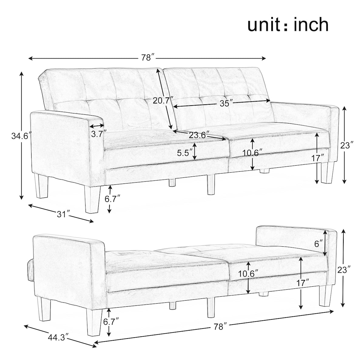 Sofa Bed Upholstery Fabric Living Room Sofa