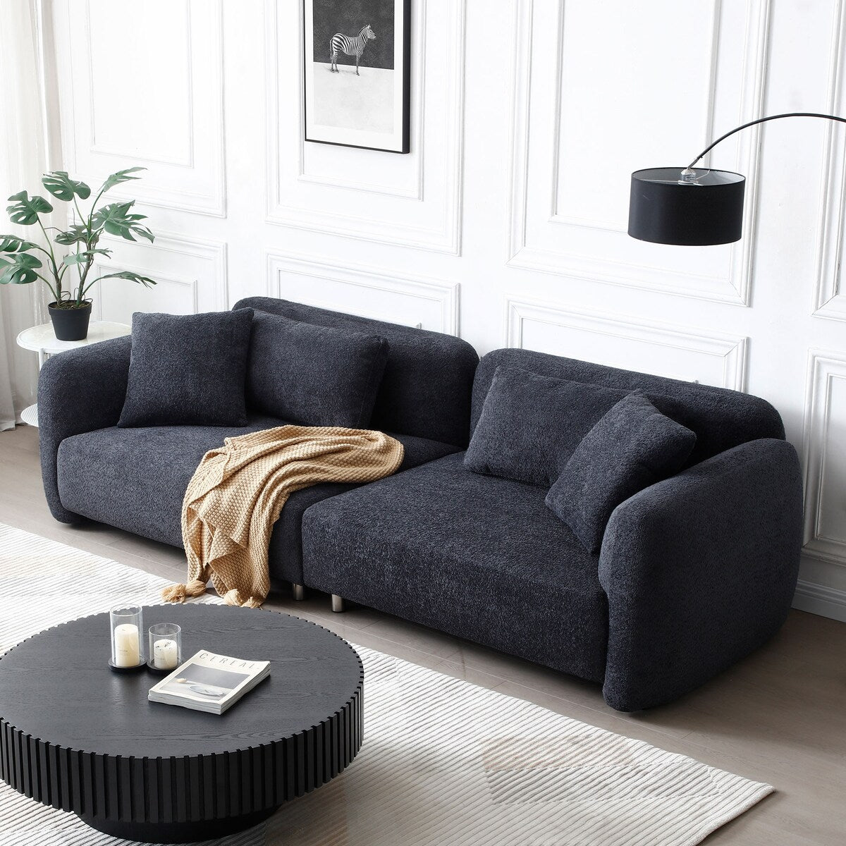 Mid century 4 seater sofa sales