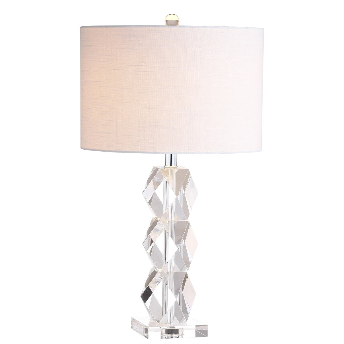 Sofia 26" Crystal LED Table Lamp, Clear by JONATHAN Y