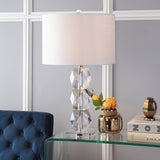 Sofia 26" Crystal LED Table Lamp, Clear by JONATHAN Y