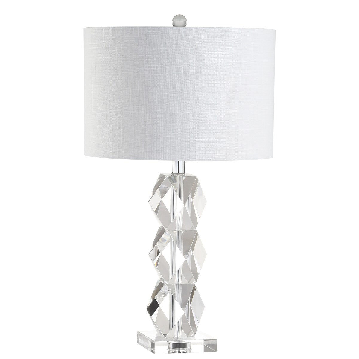 Sofia 26" Crystal LED Table Lamp, Clear by JONATHAN Y