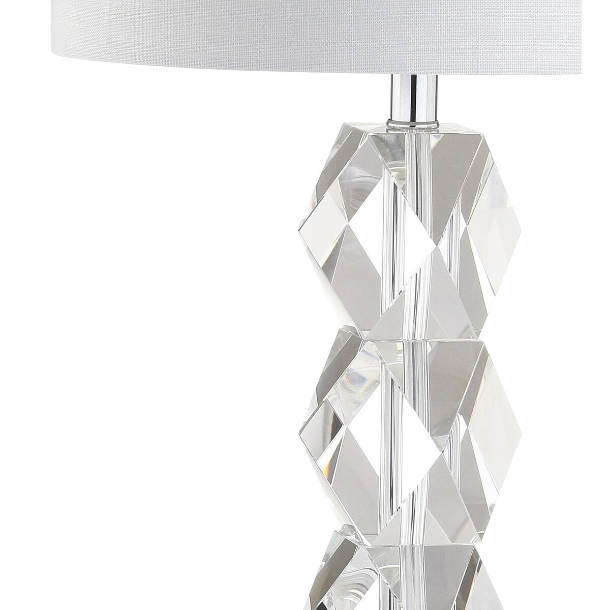 Sofia 26" Crystal LED Table Lamp, Clear by JONATHAN Y