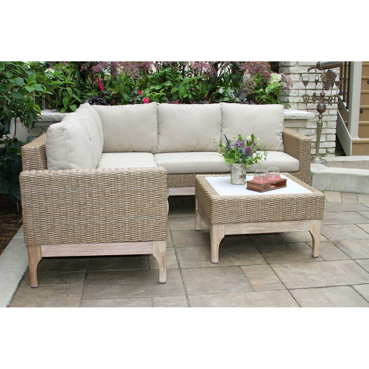 Sofia 4 pc. Sectional with Coffee Table
