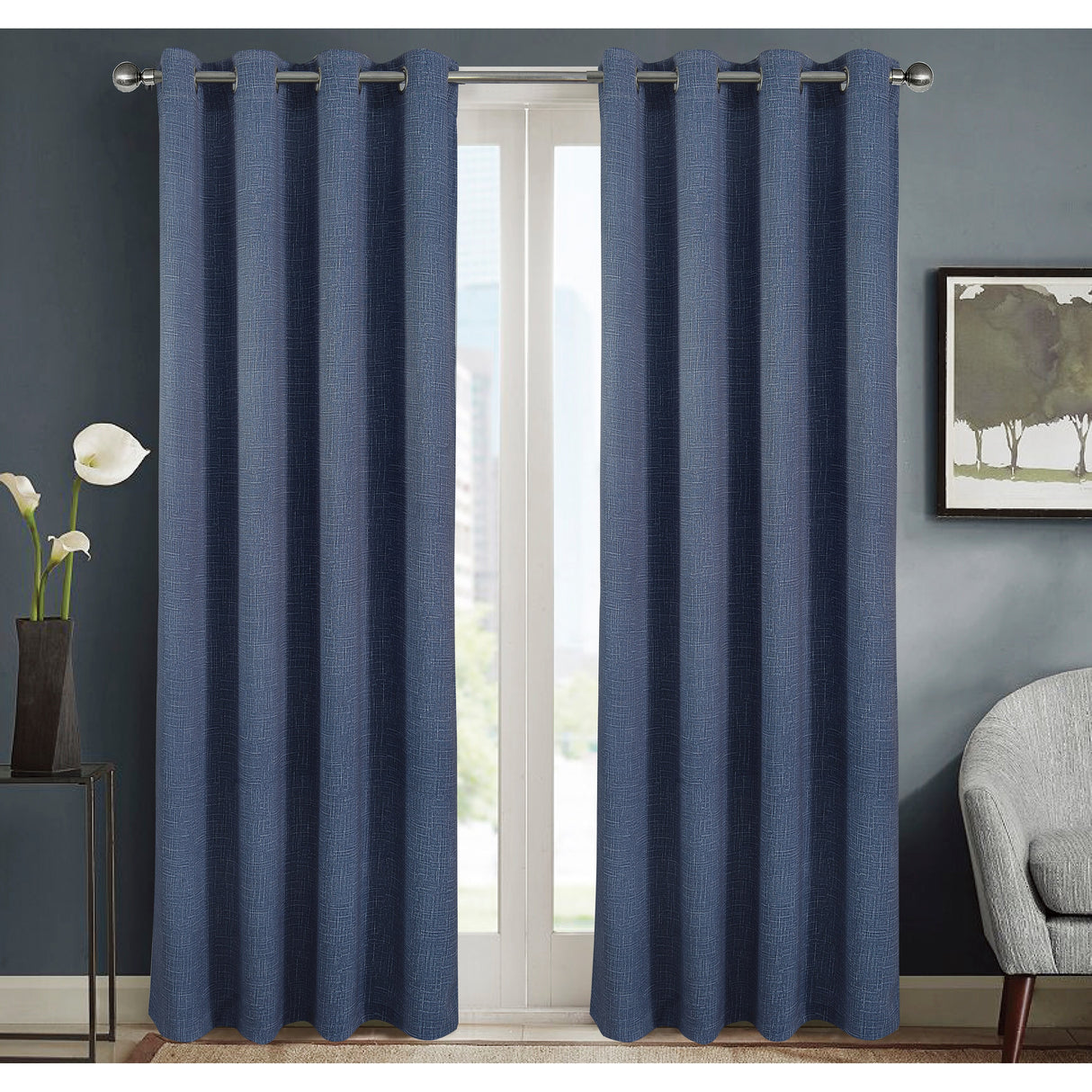 Sofia Printed Blackout Grommet Panel 95"