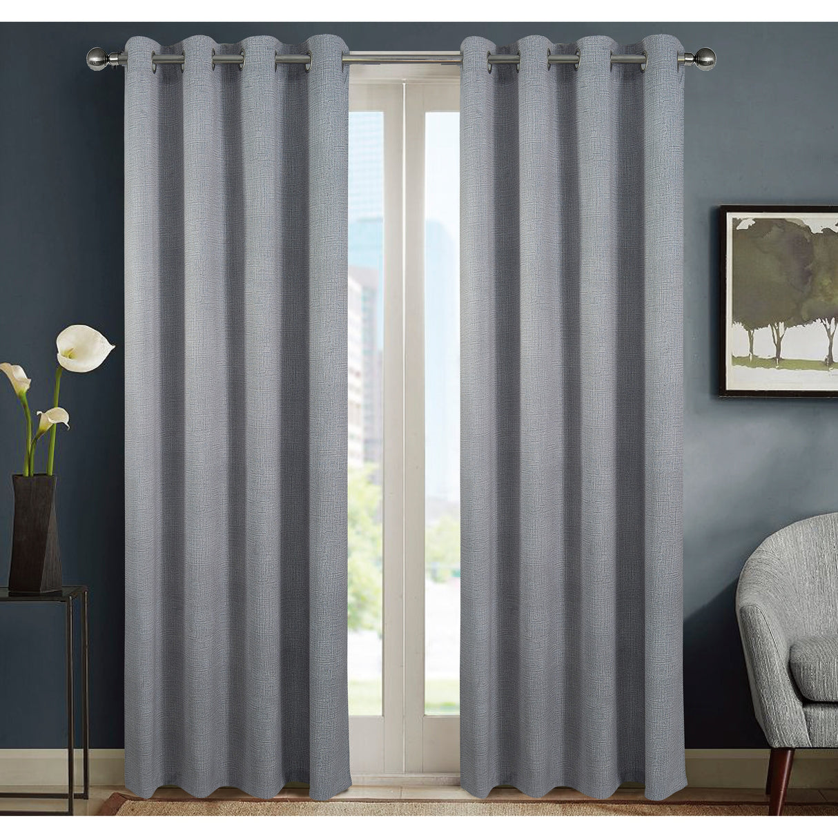 Sofia Printed Blackout Grommet Panel 95"