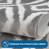 Sofihas 2 Piece Washable Kitchen Carpet Sets and Mats Non-Slip Rubber Backed