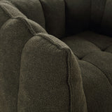 Soft Bean Bag Chair With High Resilient Foam(Chips)For Living Room And Bedroom,Comfortable Square Lazy Sofa With Footstool