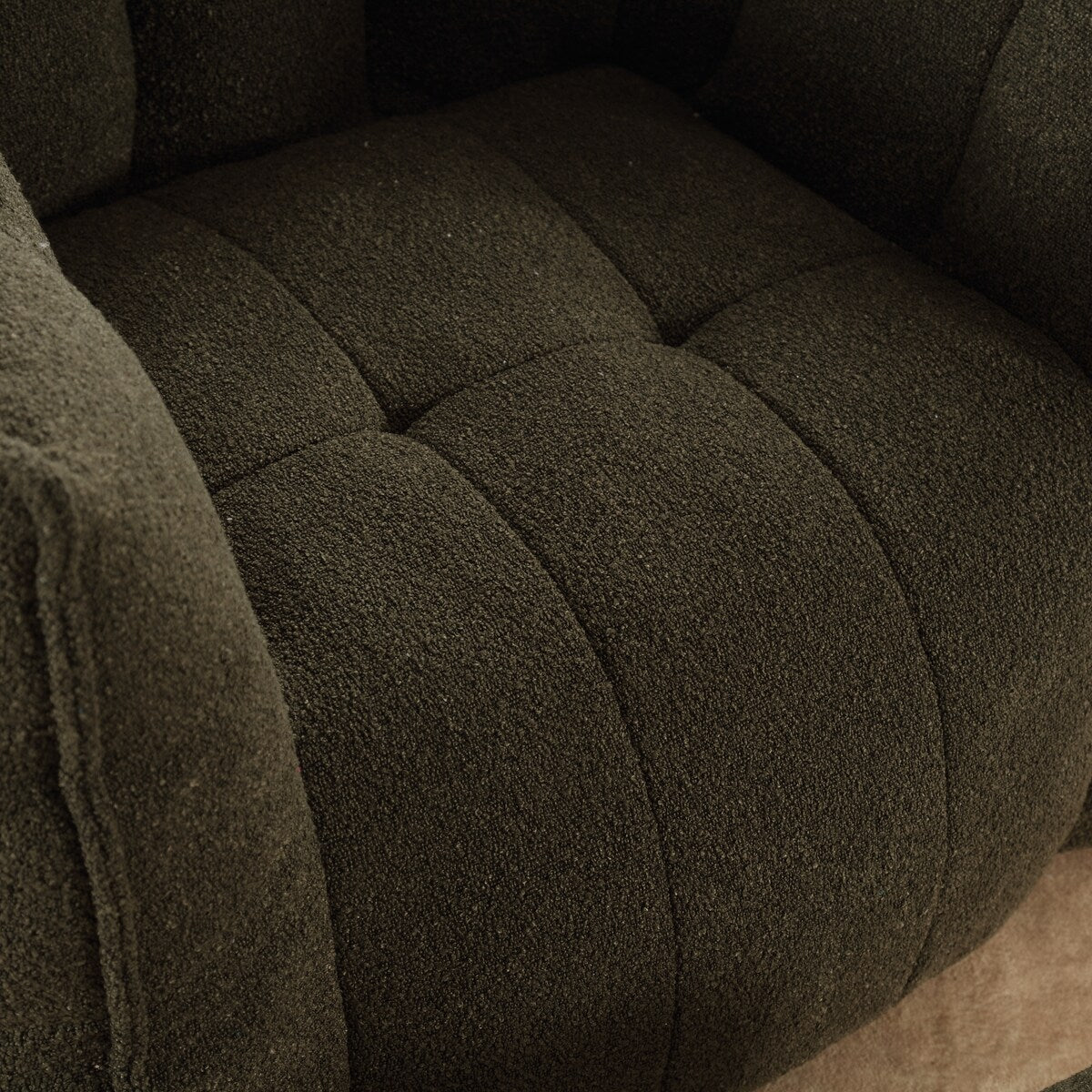 Soft Bean Bag Chair With High Resilient Foam(Chips)For Living Room And Bedroom,Comfortable Square Lazy Sofa With Footstool