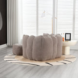 Soft Bean Bag Chair for Living Room and Bedroom with High Resilience Foam (Chip), Comfortable Square Lazy Susans