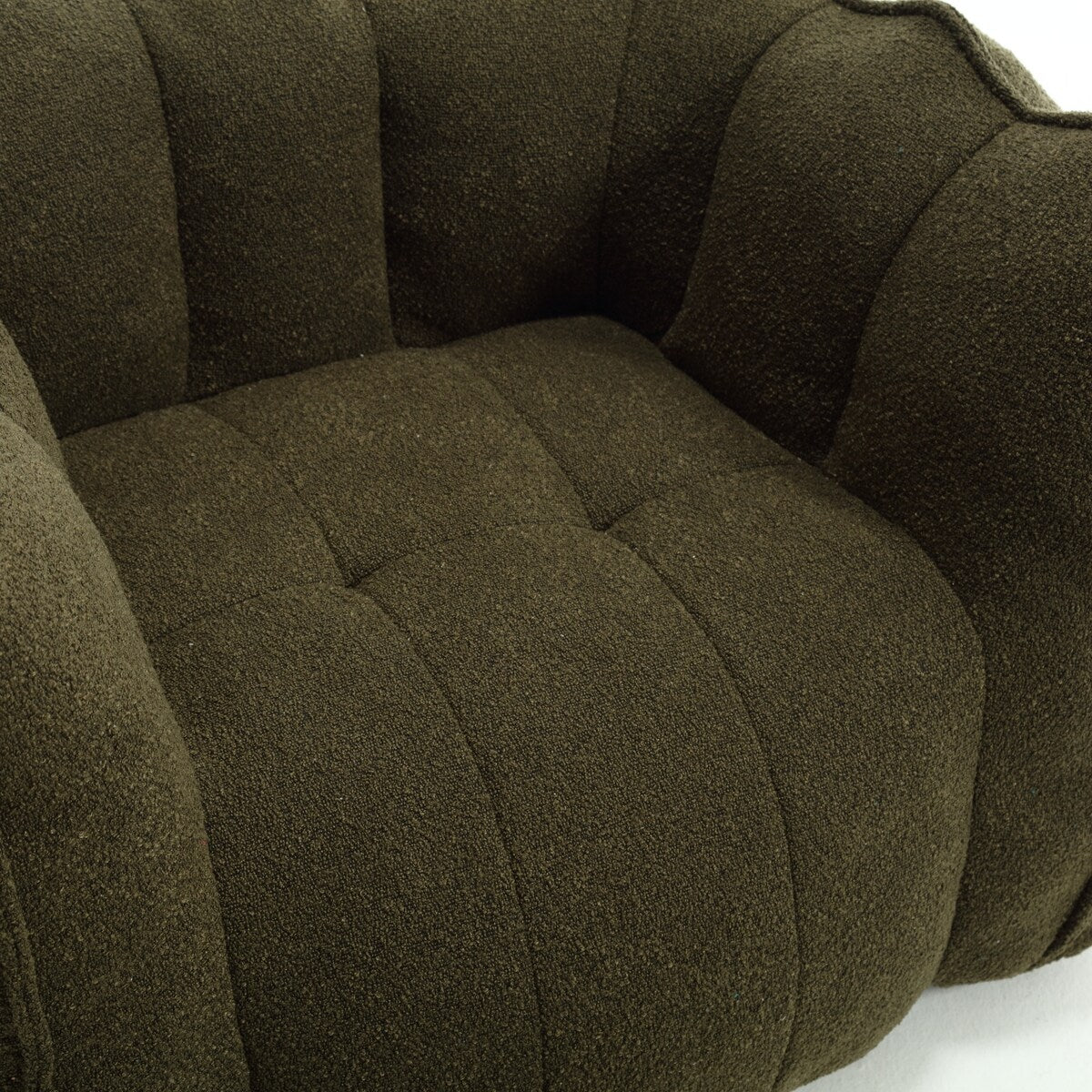 Soft Bean Bag Chair for Living Room and Bedroom with High Resilience Foam (Chip), Comfortable Square Lazy Susans
