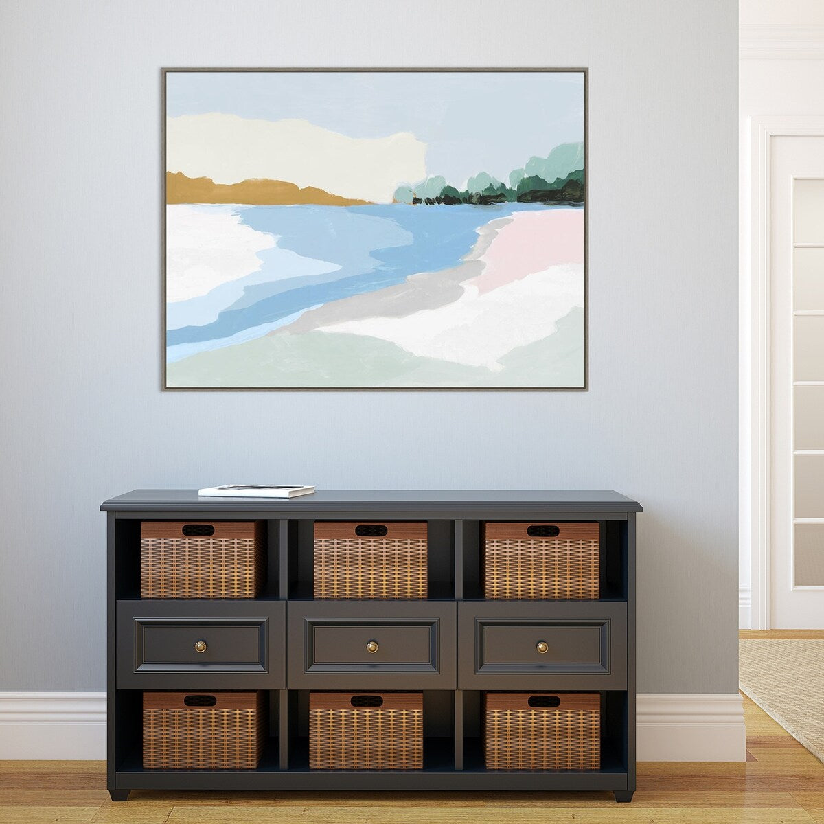 Soft Coastal I by Isabelle Z Framed Canvas Wall Art Print