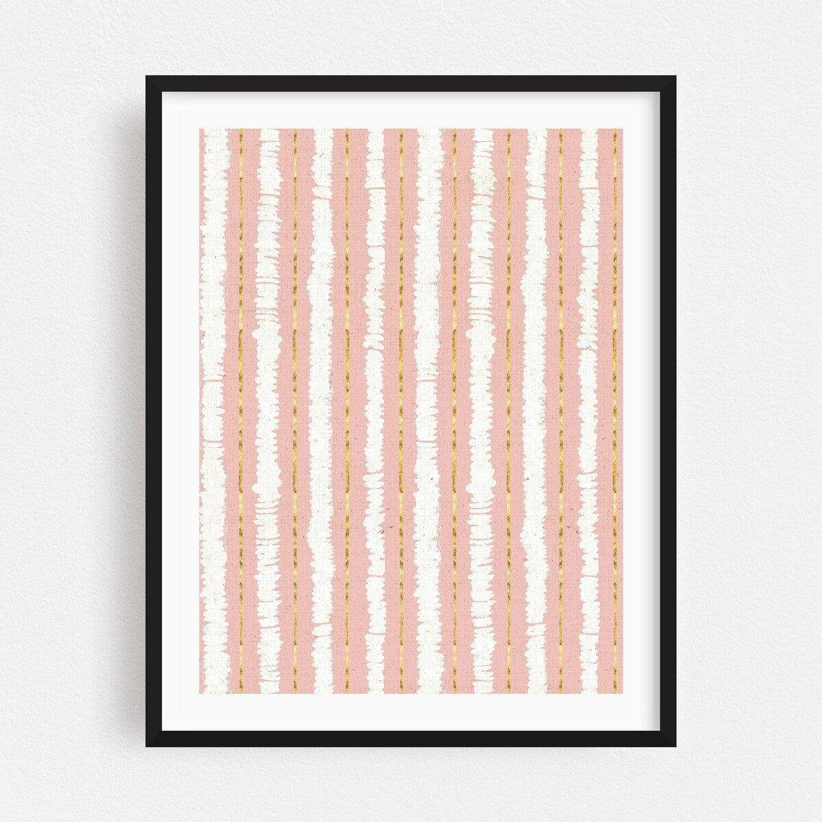 Soft Deco Step 03G Painting Patterns Watercolor Art Print/Poster