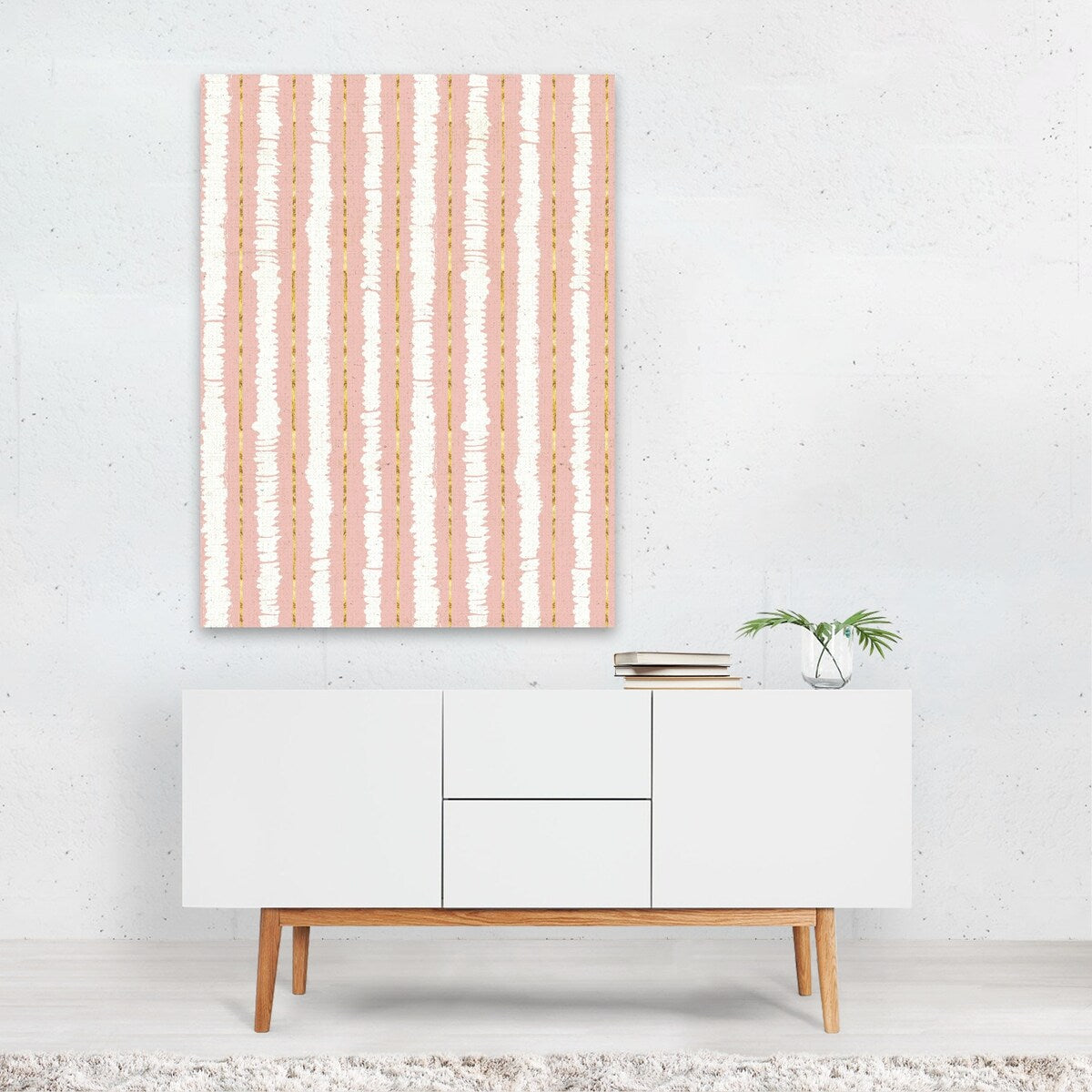 Soft Deco Step 03G Painting Patterns Watercolor Art Print/Poster