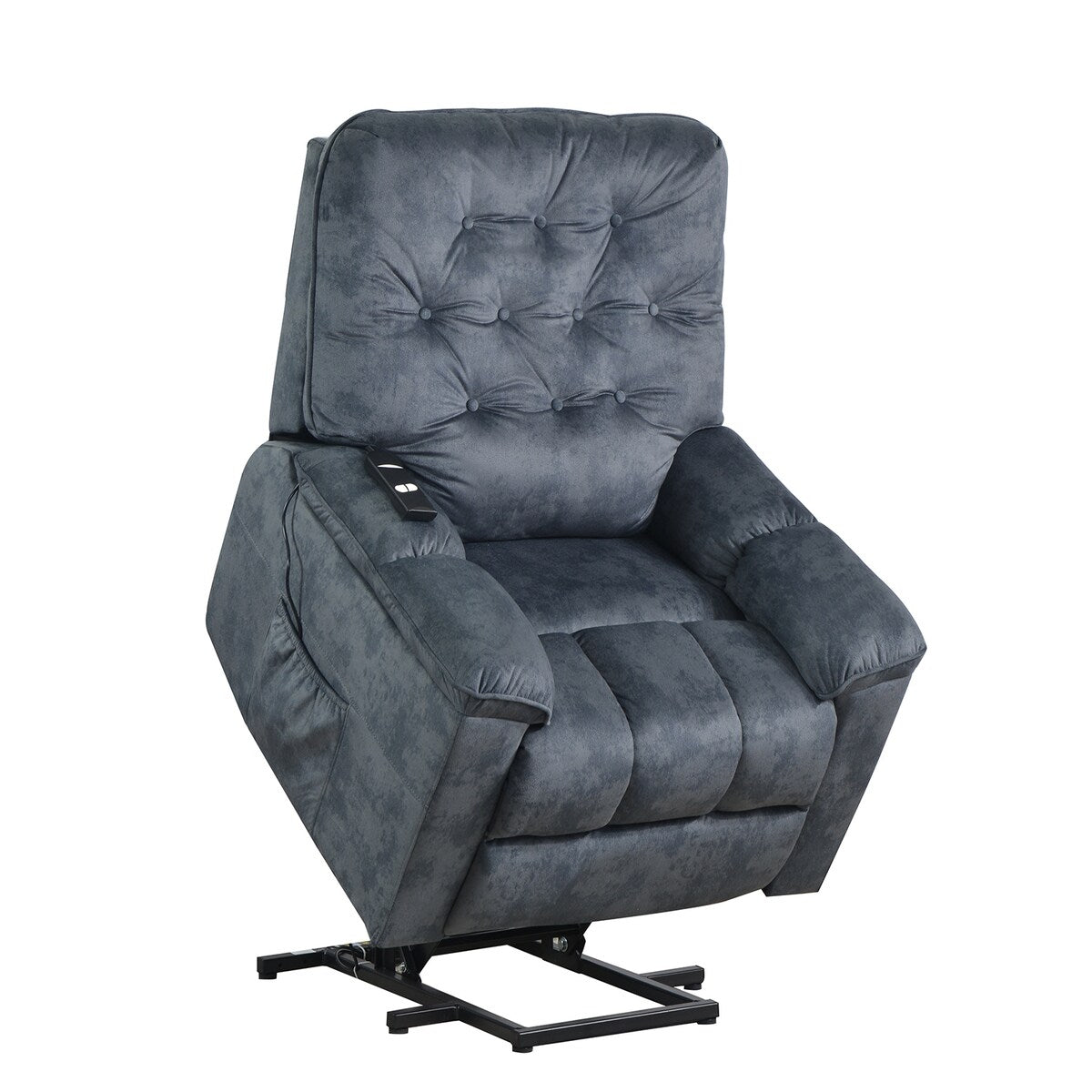 Nestfair Soft Fabric Power Lift Recliner Chair with Remote