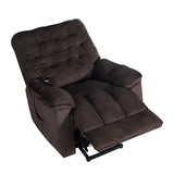 Nestfair Soft Fabric Power Lift Recliner Chair with Remote