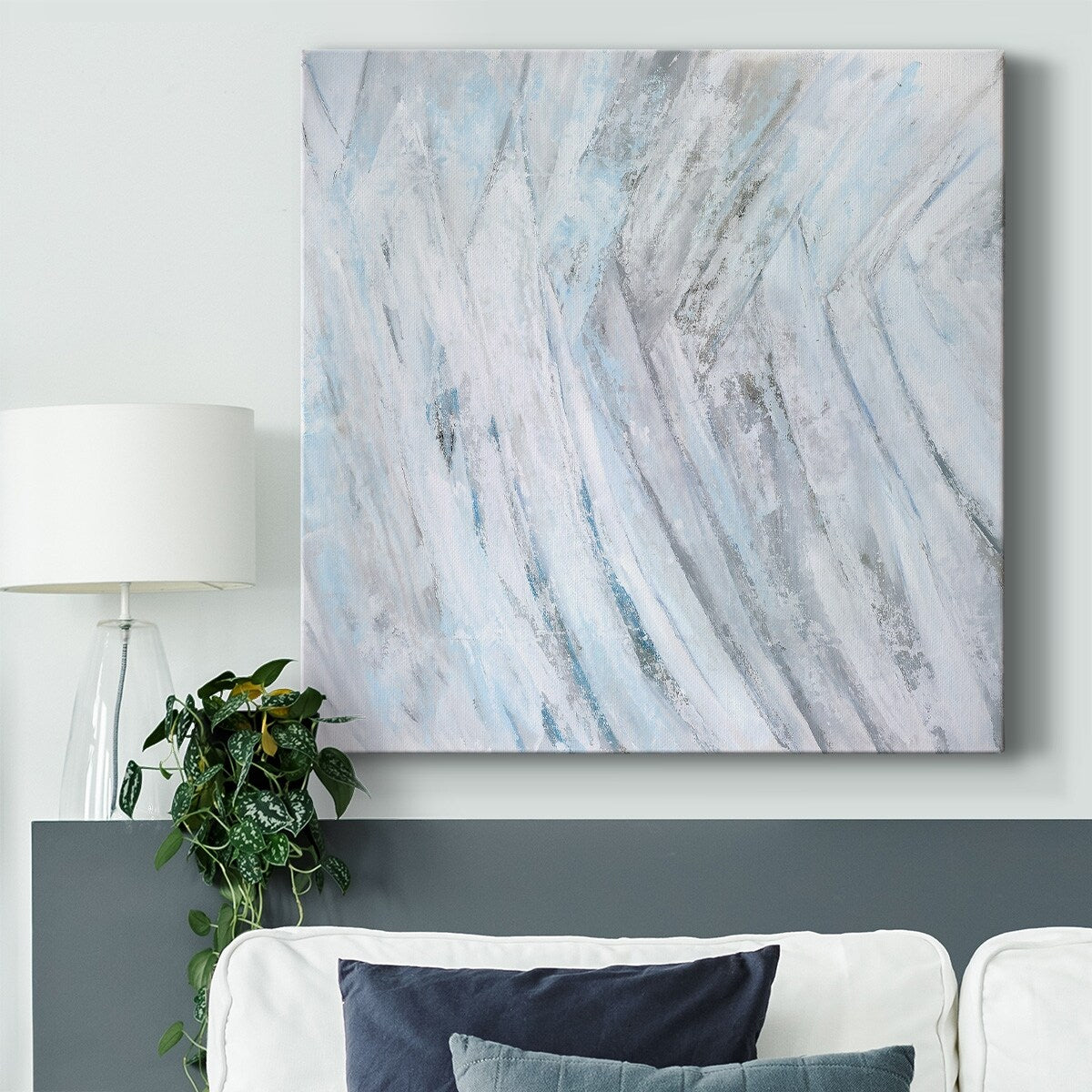 Soft Fronds III-Gallery Wrapped Canvas