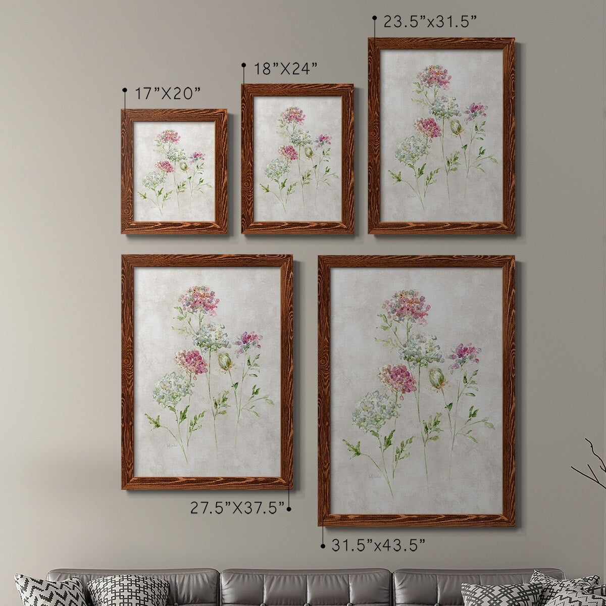 Soft Lace II-Premium Framed Canvas - Ready to Hang