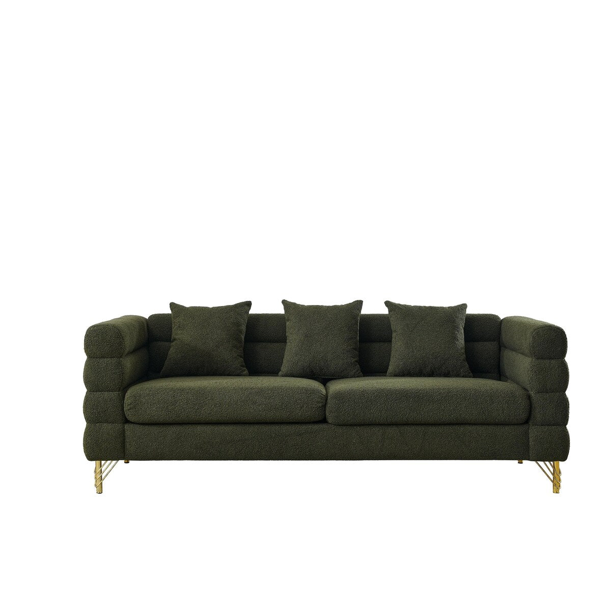 Soft Sitting with 3 Pillows for Living Room, Bedroom, Office
