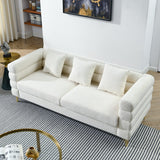 Soft Sitting with 3 Pillows for Living Room, Bedroom, Office