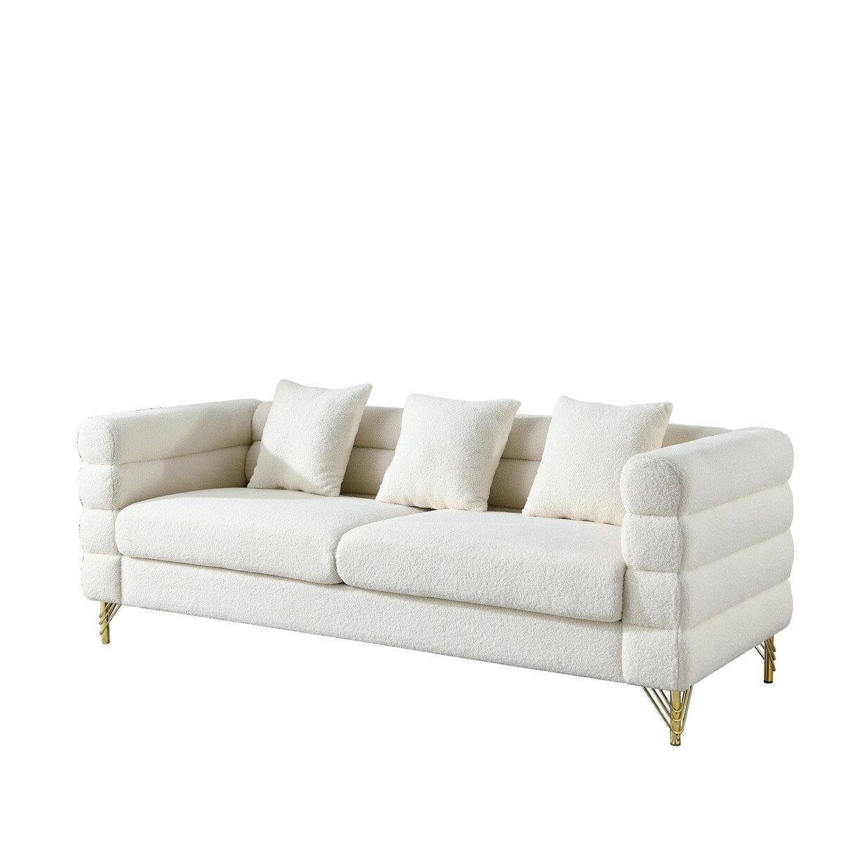 Soft Sitting with 3 Pillows for Living Room, Bedroom, Office