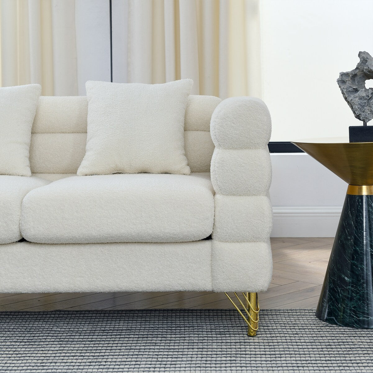 Soft Sitting with 3 Pillows for Living Room, Bedroom, Office