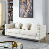 Soft Sitting with 3 Pillows for Living Room, Bedroom, Office